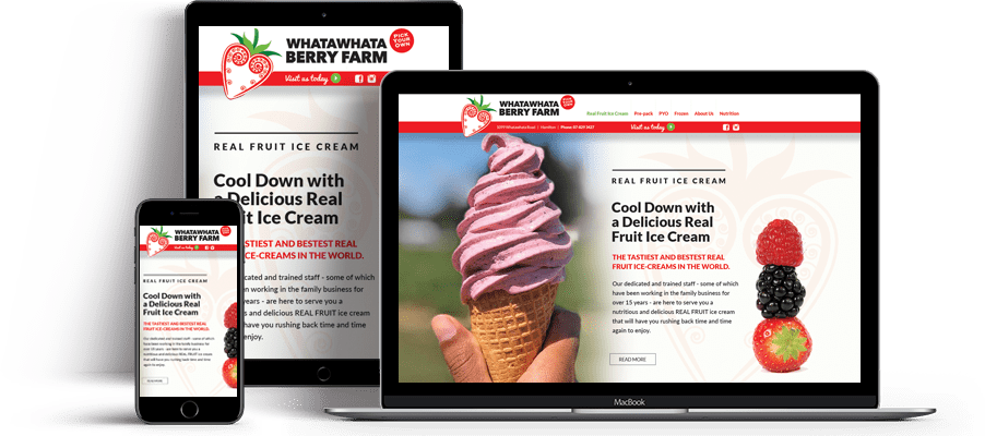 Web Design for WhataWhata Berry Farm